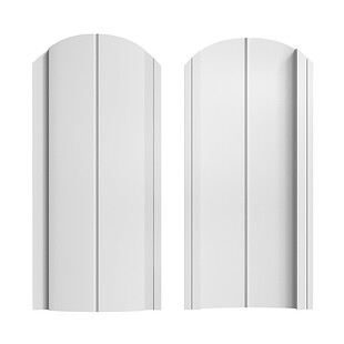 Штакетник Европланка СТАНДАРТ RAL7047, ГЛЯНЕЦ, двусторонний