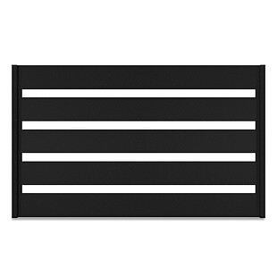 Забор Ранчо XPS 250, МАТ, RAL 9005