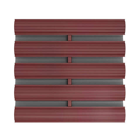 Штакетник Рубин СТАНДАРТ RAL3005, ГЛЯНЕЦ, односторонний