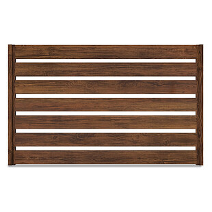 Забор Ранчо Classic 180, Темный дуб