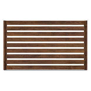 Забор Ранчо Classic 120, Темный дуб