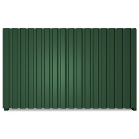 Профнастил МП20, ГЛЯНЕЦ, RAL6005, 0,45 мм, двусторонний