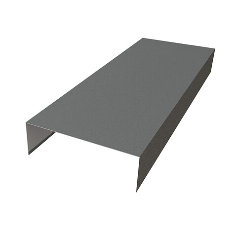 П-планка 20*20*20, RAL 7016, МАТ, 2м.п.