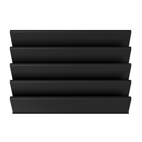 Забор-жалюзи ALFA (в разборе), МАТ, RAL9005