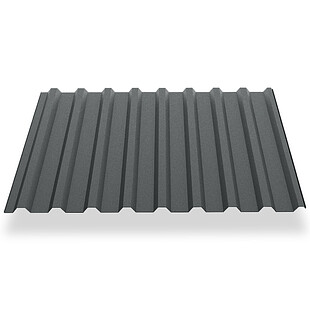 Профнастил МП20, МАТ, RAL7016, 0,5 мм, односторонний