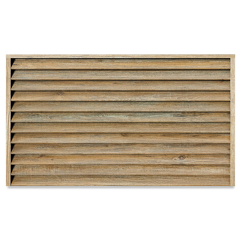 Забор-жалюзи ALFA (в разборе), PRINTECH, Античный дуб золотой