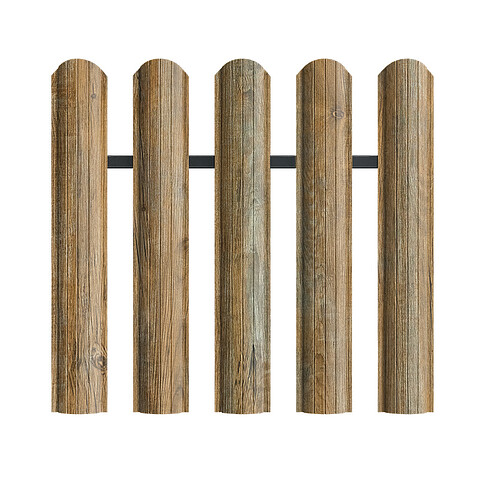 Штакетник Рубин ЭЛИТ, Античный дуб золотой, двусторонний