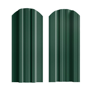 Штакетник Трапеция усил. СТАНДАРТ RAL6005, ГЛЯНЕЦ, двусторонний