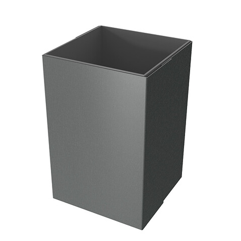 Декоративная накладка на столб 60*60, МАТ, RAL 7016, 2м.п.