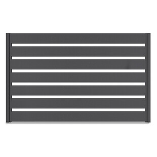 Забор Ранчо Classic 180, МАТ,  RAL 7016