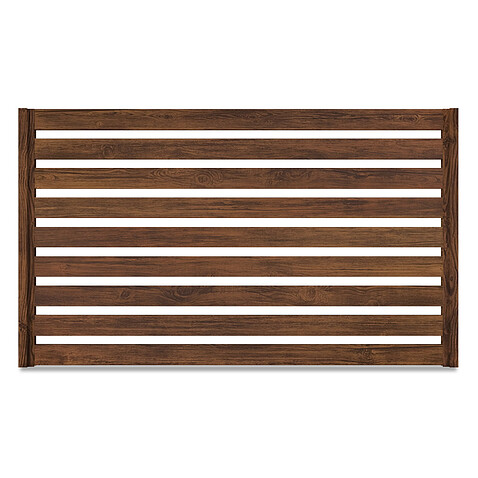 Забор Ранчо Classic 120, Темный дуб