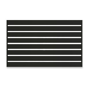 Забор Ранчо AL Cubo 80, RAL 9005 МУАР