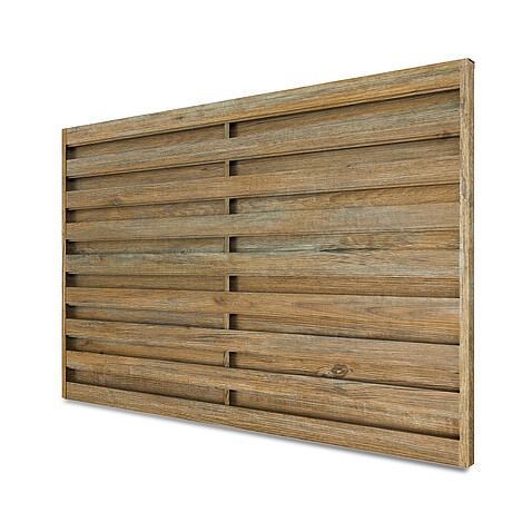 Забор Ранчо Dual, Античный дуб золотой