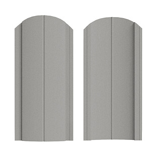 Штакетник Европланка ПРЕМИУМ RAL7004, МАТ, двусторонний