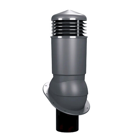 DR вентиляционный выход изолированный NORMAL Plus K89-1403, графит