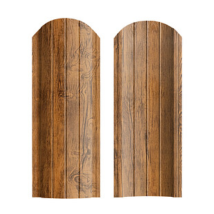 Штакетник Рубин ЭЛИТ, Золотой дуб, двусторонний