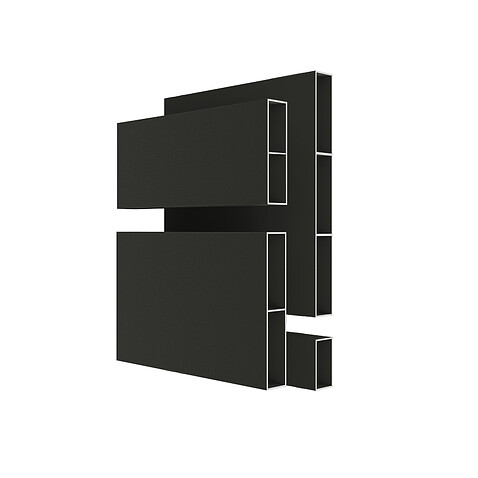 Забор Ранчо AL Cubo 80, RAL 9005 МУАР