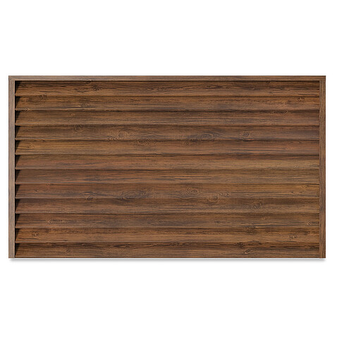 Забор-жалюзи ULTRA (в разборе), PRINTECH, Темный дуб