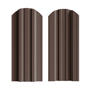 Штакетник Трапеция усил. ПРЕМИУМ RAL8017, МАТ, двусторонний