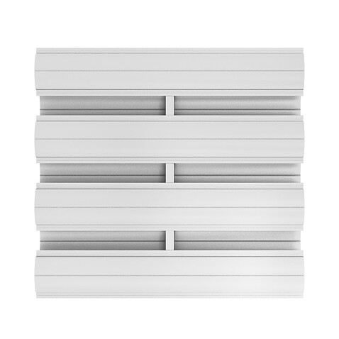 Штакетник Европланка СТАНДАРТ RAL7047, ГЛЯНЕЦ, двусторонний