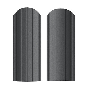 Штакетник Рубин ПРЕМИУМ RAL7016, МАТ, двусторонний