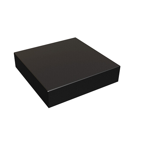 Заглушка на столб плоская, 103*103 мм, МАТ, RAL 9005