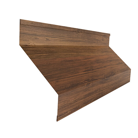 Забор-жалюзи ULTRA (в разборе), PRINTECH, Темный дуб