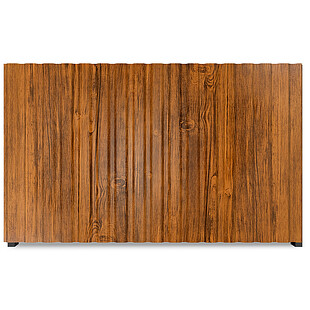 Профнастил МП20, PRINTECH, 0,45 мм, Золотой дуб