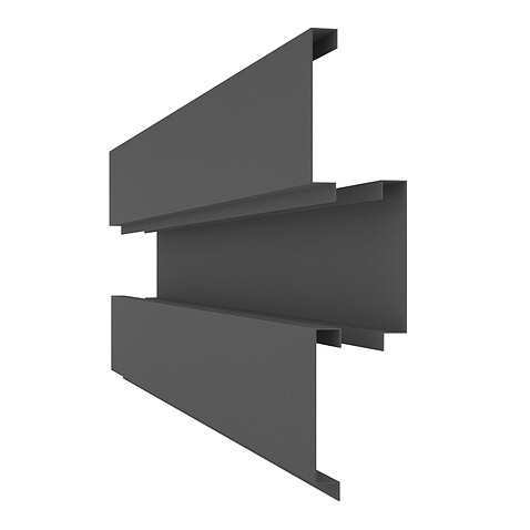 Забор Ранчо Dual, МАТ, RAL 7016