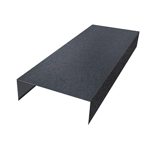 П-планка 20*20*20, RAL 7024, КВАРЦ, 2м.п.