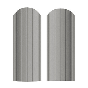 Штакетник Рубин ПРЕМИУМ RAL7004, МАТ, двусторонний