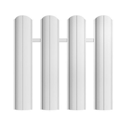 Штакетник Европланка СТАНДАРТ RAL7047, ГЛЯНЕЦ, двусторонний