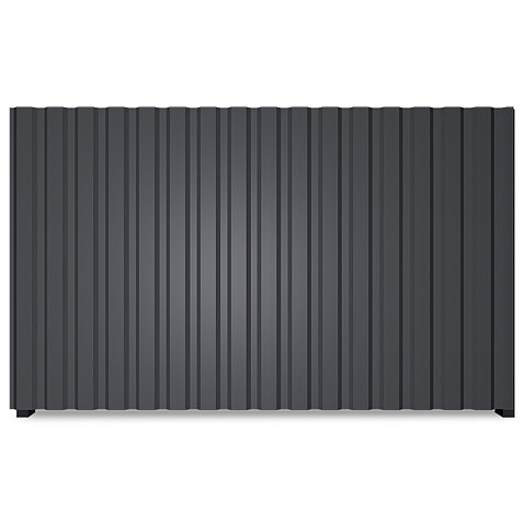 Профнастил МП20, МАТ, RAL7024, 0,45 мм, двусторонний