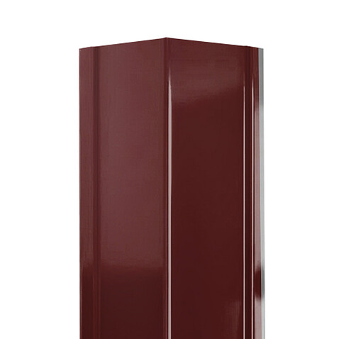 Конек домовидный плоский, ГЛЯНЕЦ, RAL 3005 (2,0 м)