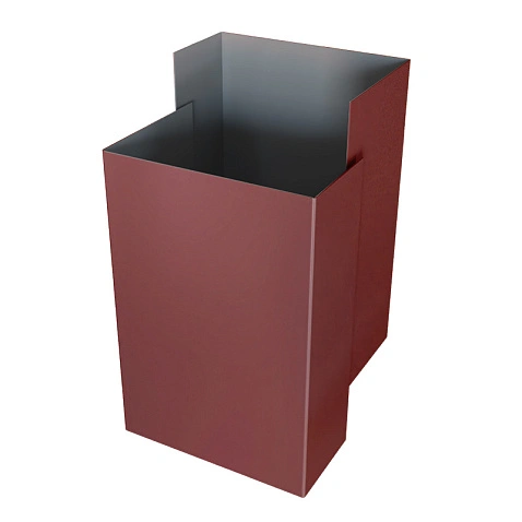 Декоративная накладка на столб 60*60, ГЛЯНЕЦ, RAL 3005, 2м.п.