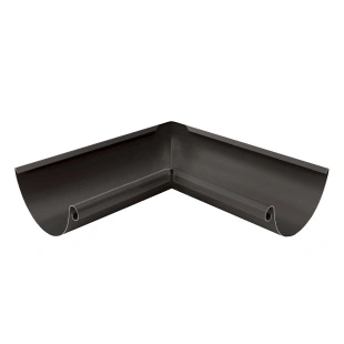 Угол желоба внутренний PRO, RAL 8019, D125x90