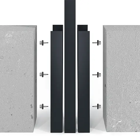 Металлический соединитель, 300 мм, для сборного фундамента