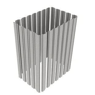 Панель модульной обшивки, ExtraMatt, RAL 7004, 2,5 м.п.