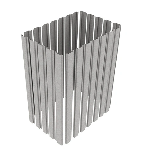 Панель модульной обшивки, ExtraMatt, RAL 7004, 1,25 м.п.