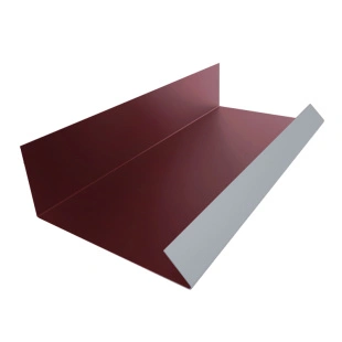 Планка торцевая (внутренняя) 40*95, ГЛЯНЕЦ, RAL 3005, 2м.п.