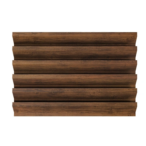 Забор-жалюзи ULTRA (секция в сборе), PRINTECH, Темный дуб