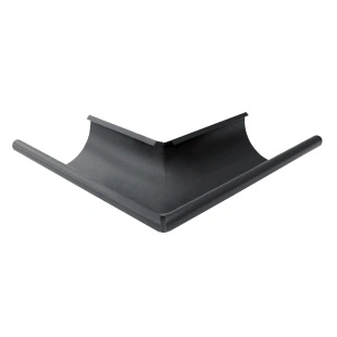 Угол желоба наружный PRO, RAL 7021, D125x90