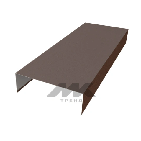 П-планка 20*20*20, RAL 8017, ExtraMatt, 2м.п.