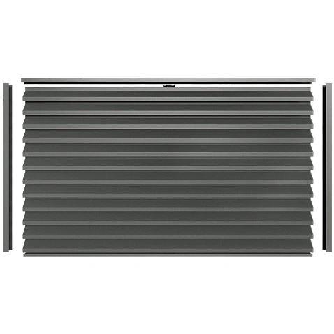 Забор-жалюзи ULTRA (в разборе), МАТ, RAL7016