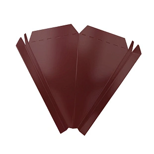 Заглушка конька домовидного конусная, ГЛЯНЕЦ, RAL 3005