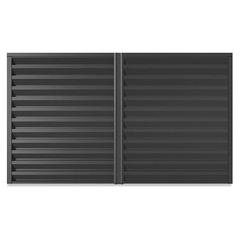 Забор-жалюзи ULTRA (секция в сборе), МАТ, RAL 7021