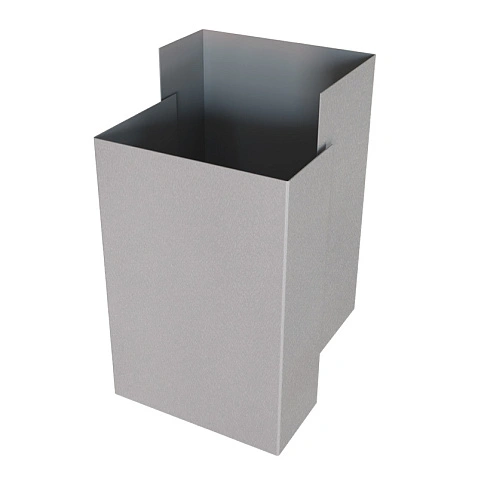 Декоративная накладка на столб 60*40, ExtraMatt, RAL 7004, 2м.п.