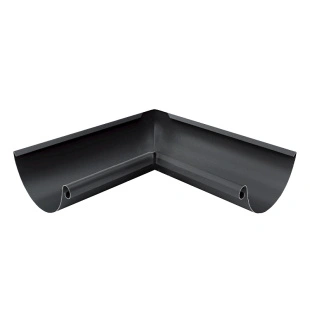 Угол желоба внутренний PRO, RAL 7021, D125x90
