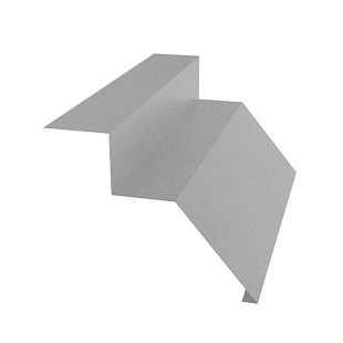 Планка карнизная М-образная, ExtraMatt, RAL 7004, 2м.п.