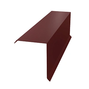 Планка торцевая 90*110 стандарт, ГЛЯНЕЦ, RAL 3005, 2м.п.
